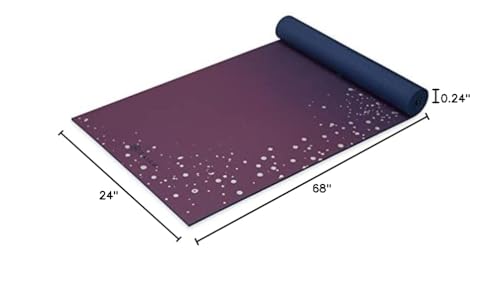 Gaiam Yoga Mat Premium Print Extra Thick Non Slip Exercise & Fitness Mat for All Types of Yoga, Pilates & Floor Workouts, Sublime Sky, 6mm