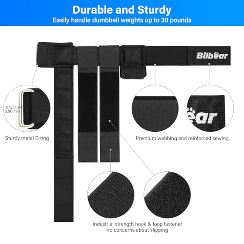 Tibialis Trainer Strap for Shin Splint Relief,Adjustable Dumbbell Foot Attachment for Hip Flexor Raises,Dumbbell ankle strap for weight Lifting,Relieve Leg Pain Increase Range of Motion