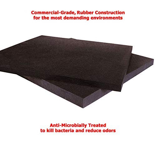 American Floor Mats Ultimate Stand-Alone Gym Mats 10% Blue 3' x 4' - 1/2" Thick