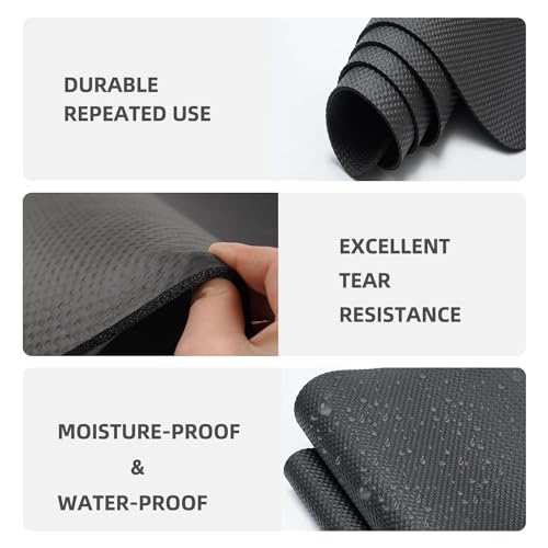 Fitness Equipment Mat,Exercise Equipment Mat,Treadmill Mat, Exercise Bike Mat, Workout Mats for Home Gym Mats Gym Flooring Rubber Workout Mat Fitness Mat Large Yoga Mat Cardio Mat for Weightlifting