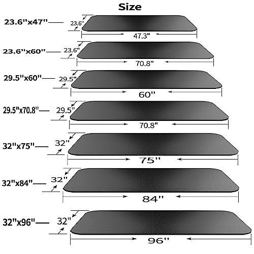 Fitness Equipment Mat,Exercise Equipment Mat,Treadmill Mat, Exercise Bike Mat, Workout Mats for Home Gym Mats Gym Flooring Rubber Workout Mat Fitness Mat Large Yoga Mat Cardio Mat for Weightlifting
