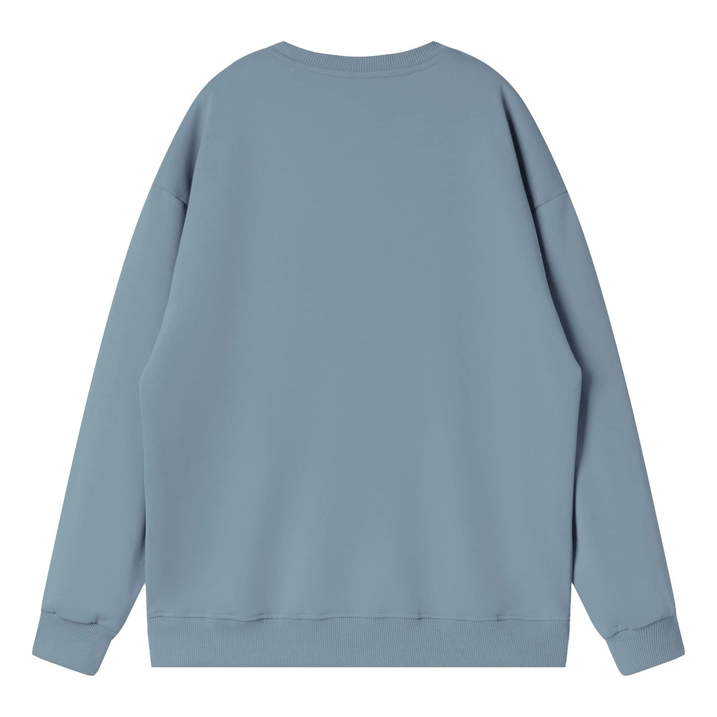 KEEVICI Cute Frog Sweatshirt for Teen Girls Kawaii Hoodie Oversized Aesthetic Animal Print Sweaters Baggy Crewneck Pullover (Gray Blue,M,Medium)