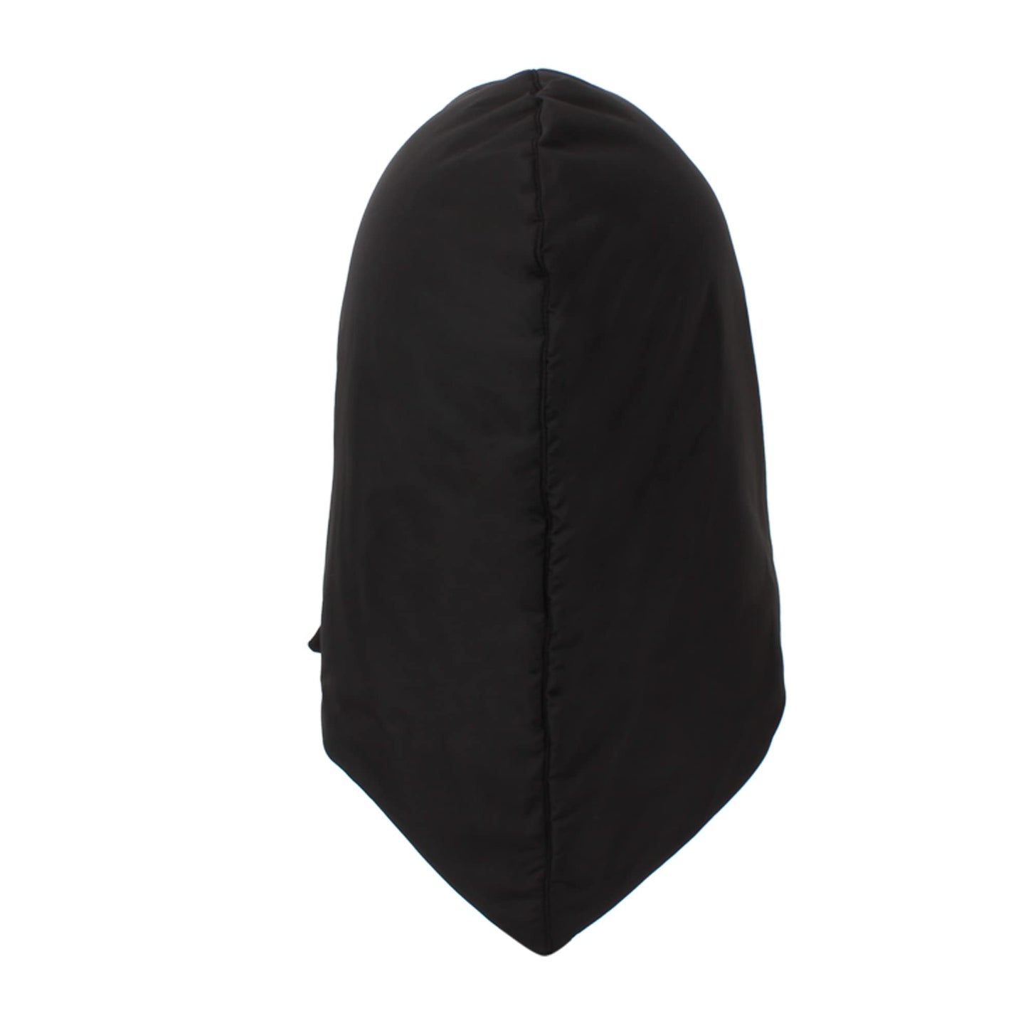 Winter Down Hood Hat Hooded Scarf Hat Extra Warm Tie Under Chin for Women Girls Black
