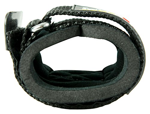 Weight Lifting Metal Hooks Heavy Duty PRO Lifting Wrist Straps Deadlift Straps Power Lifting Grips Gym Gloves Men & Women (Flat Black 2 Hooks, MEN-Wrist Size Large)