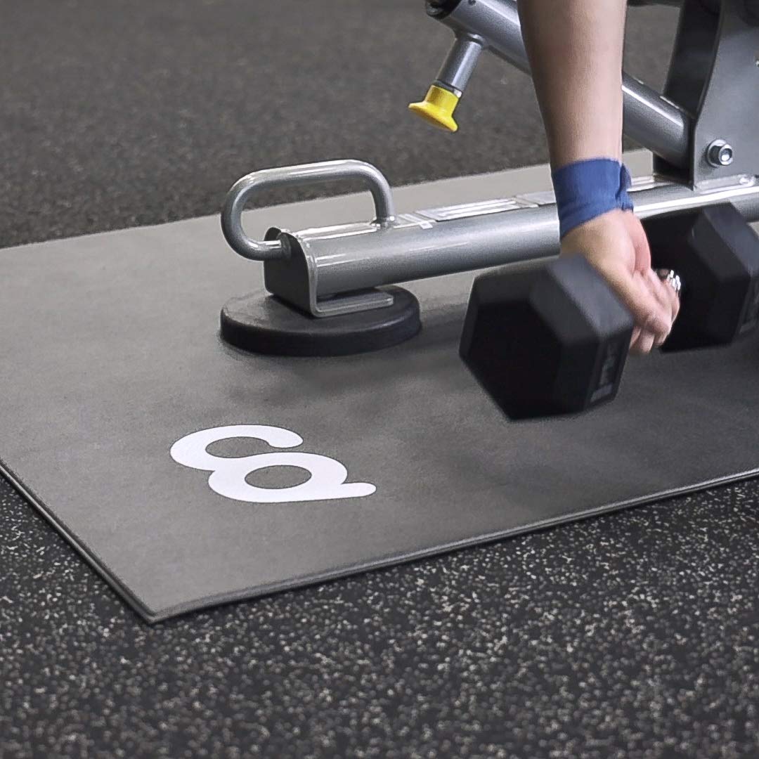 CyclingDeal Bike Trainer Floor Mat - Compatible with Indoor Exercise Stationary Bike Treadmill Elliptical Waterproof Gym Flooring Equipment - Indoor Cycle Stepper - Soft 36" x 84" (91 x 213cm)