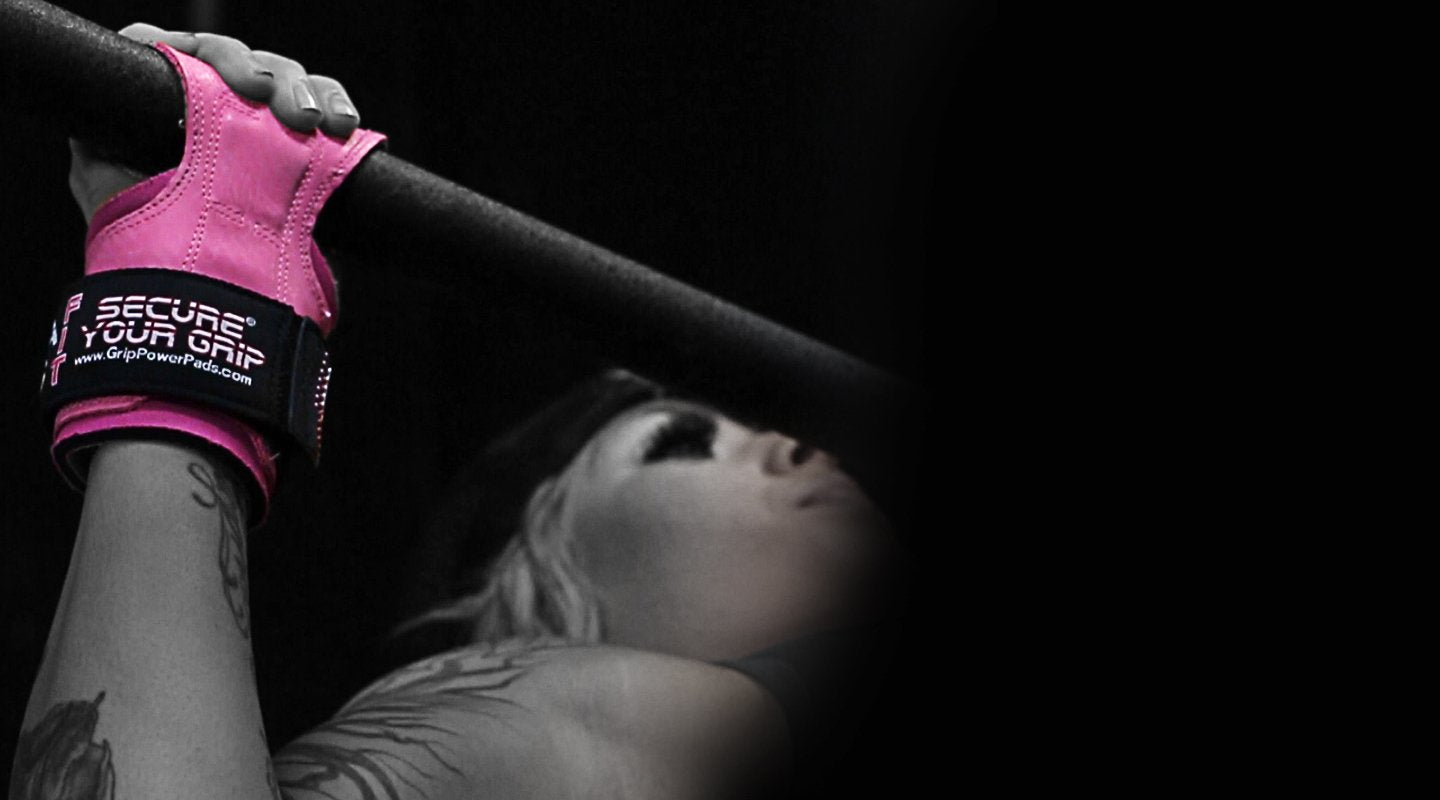 Cobra Grips PRO Weight Lifting Gloves Heavy Duty Straps Alternative to Power Lifting Hooks for Deadlifts with Built in Adjustable Neoprene Padded Wrist Wrap Support Bodybuilding (FIT Pink Rubber)