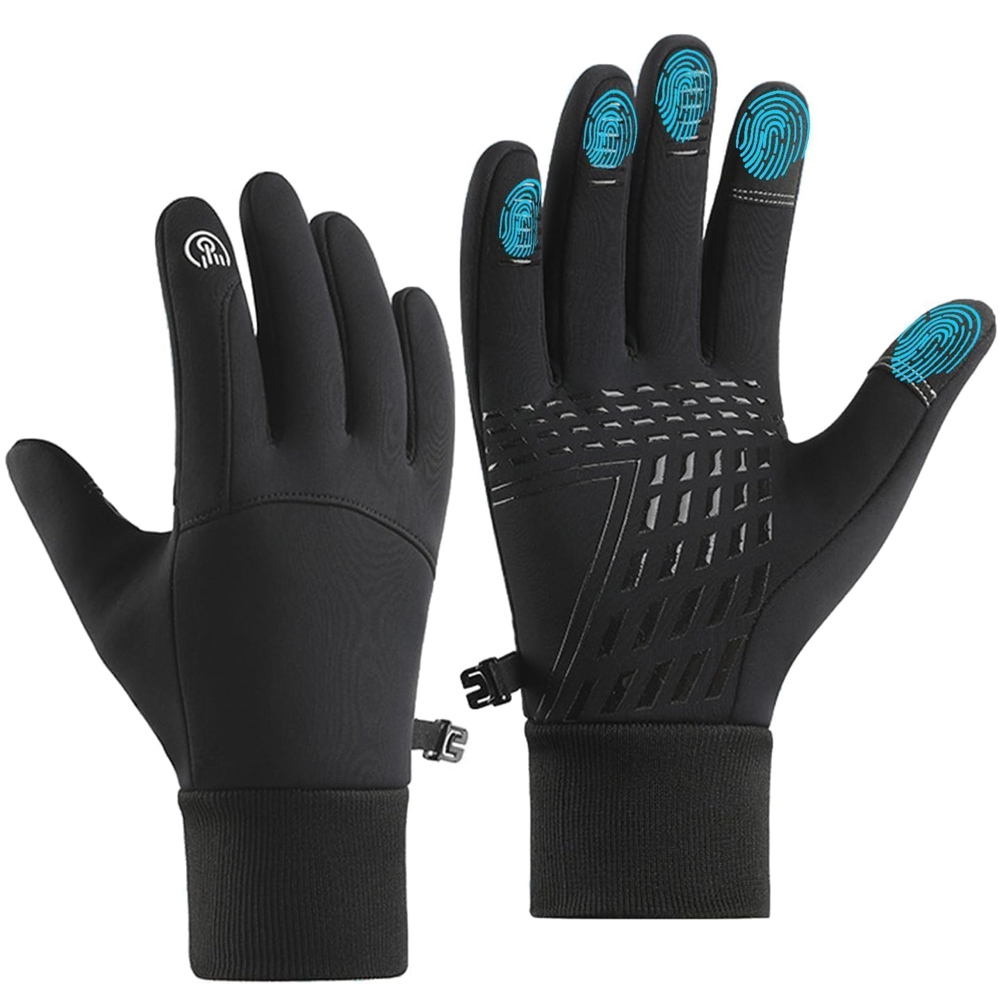 REDANHA Winter Gloves for Men Women Cold Weather Touchscreen Gloves Waterproof Thermal Gloves for Running Cycling Outdoor Activities (Medium)