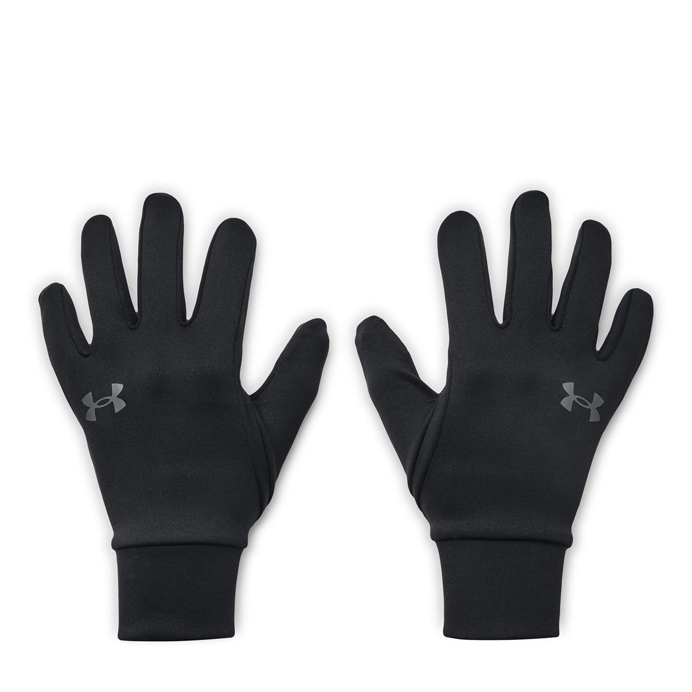 Under Armour Boys' Storm Liner Gloves , Black (001)/Pitch Gray , Large