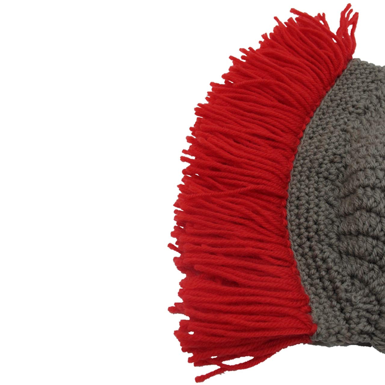 FALETO Wig Beard Hats Creative Original Funny Knit Hat Handmade Winter Beard Facemask