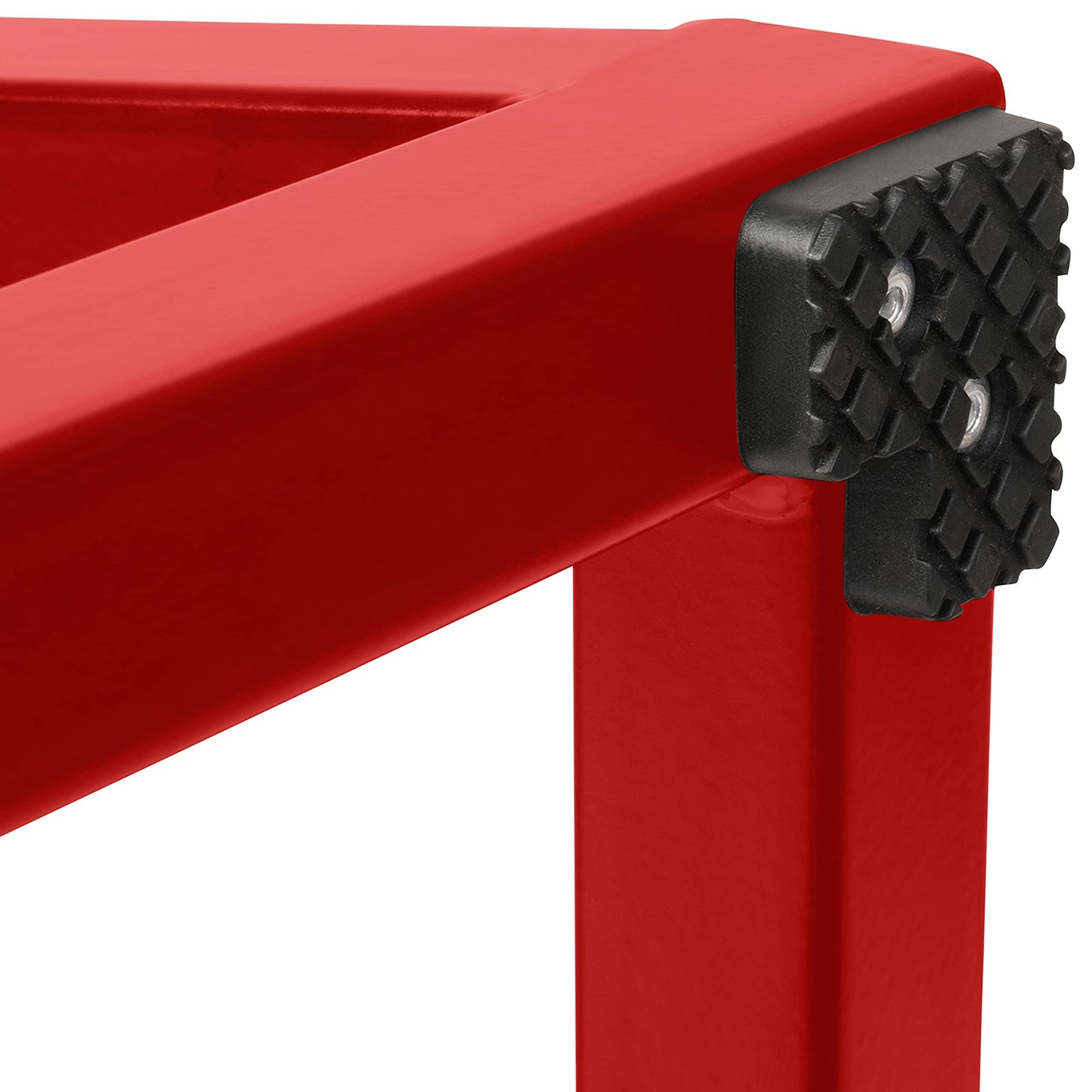Retrospec Leap Plyo Box Jump Platforms for Home Gym Plyometric Jumping & Jump Box Exercise, 12", Red