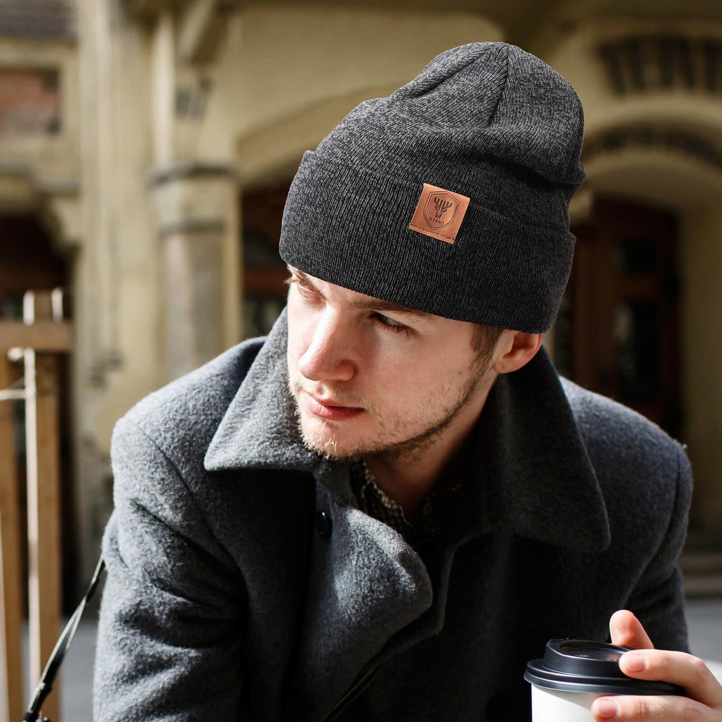 OZERO Winter Beanies for Men Women: 2-Pack Classic Cuffed Thermal Hats, Soft Warm Caps, Fashion Skull Cap for Cold Weather Gray