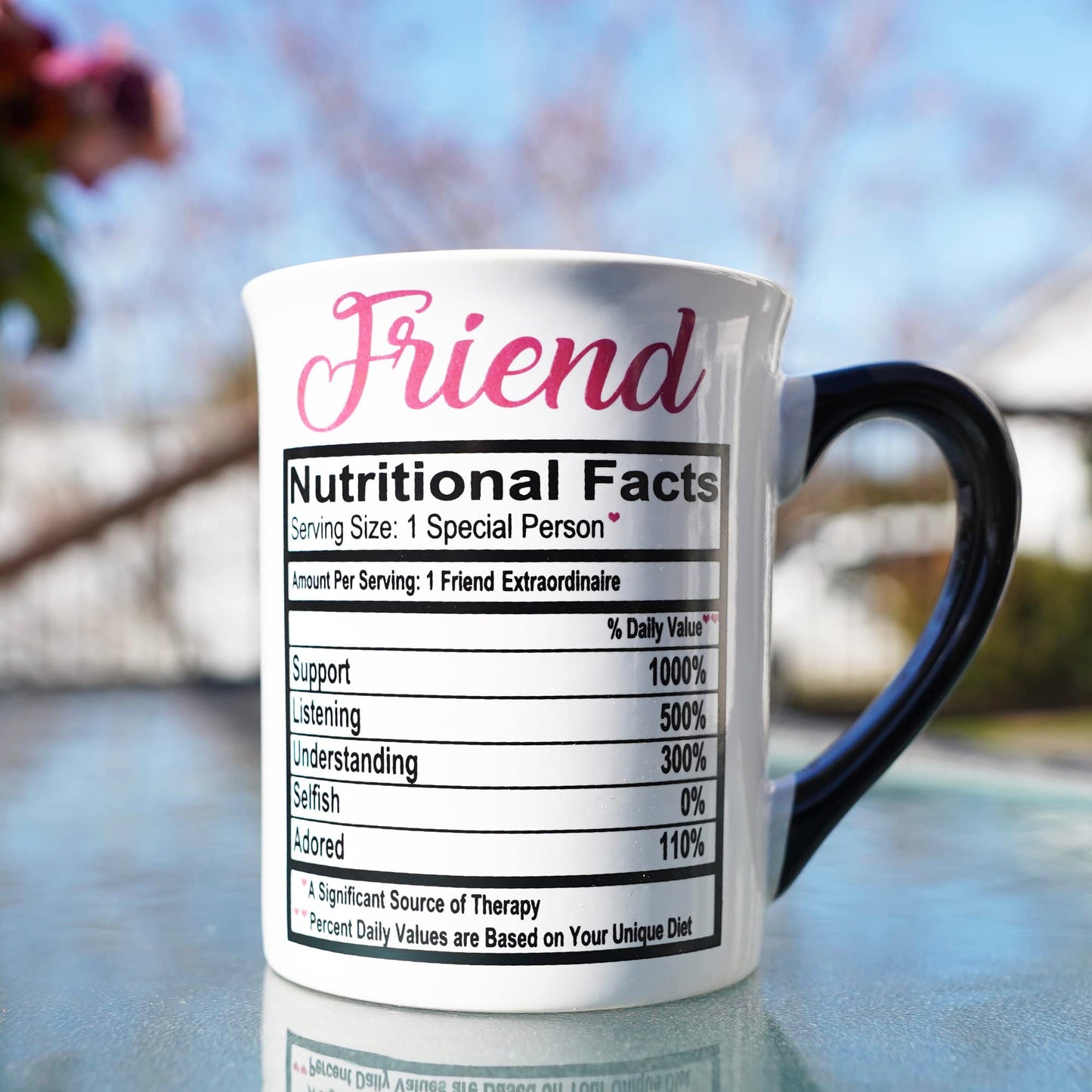 Cottage Creek Friend Mug, Ceramic 16oz. Best Friend Coffee Mug, Friend Gifts