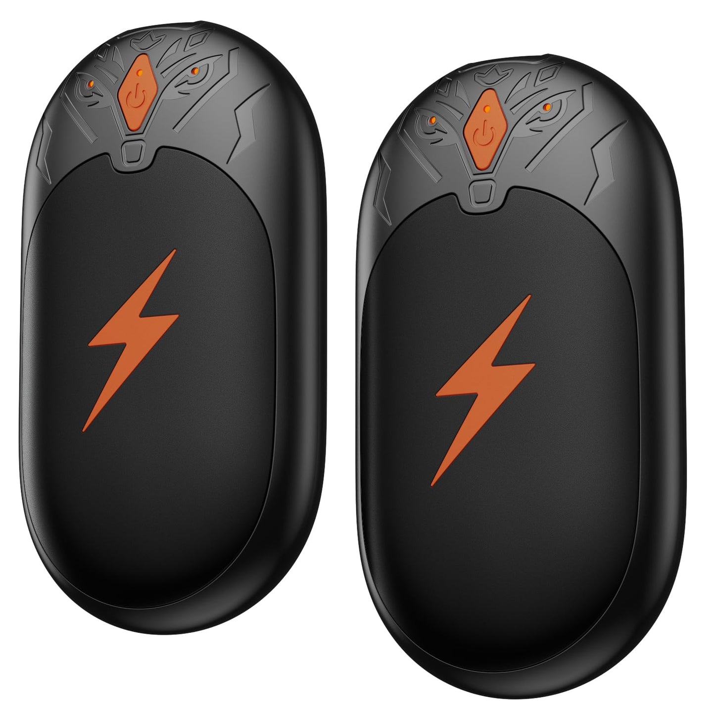 Hand Warmers Rechargeable 2 Pack, 8000mAh Portable Magnetic Electric Hand Warmer, Wolf-Shape Reusable Pocket Heater Up to 24 Hrs, Winter Gifts for Camping, Hunting, Fishing, Christmas