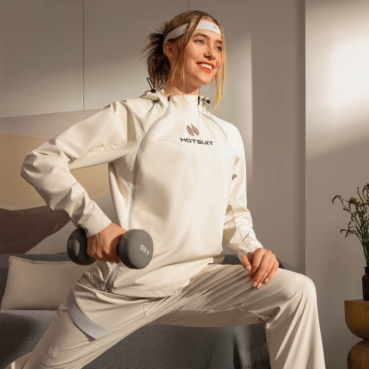 HOTSUIT Technical Anti Rip Sweat Sauna Suit for Weight Loss Workout,S