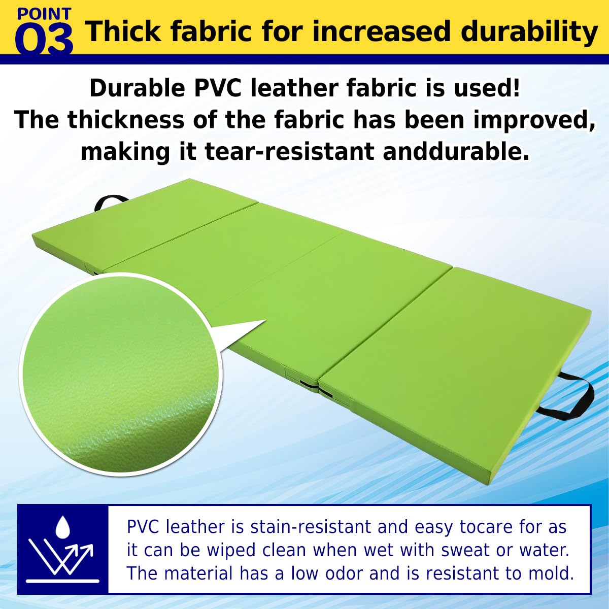 KaRaDaStyle Gymnastics Mat 4-Folding Stretch Mats 71"x31"x2" Exercise Muscle Training Children Play Horizontal Bar Mat Yoga Sports Soundproof Home Use (Brown/4-fold)