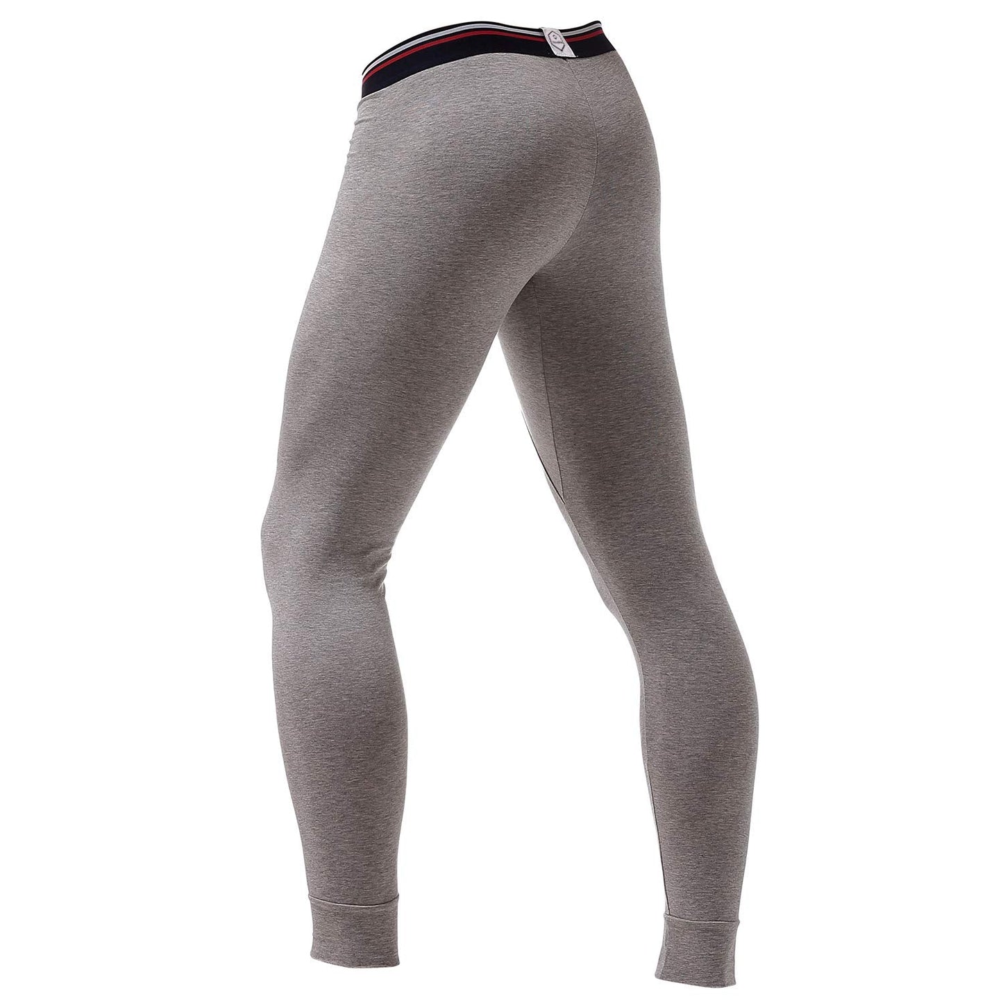 Ouruikia Men's Thermal Underwear Pants Thermal Bottoms Long Johns Bottoms with Separate Pouch(Light Grey,S)