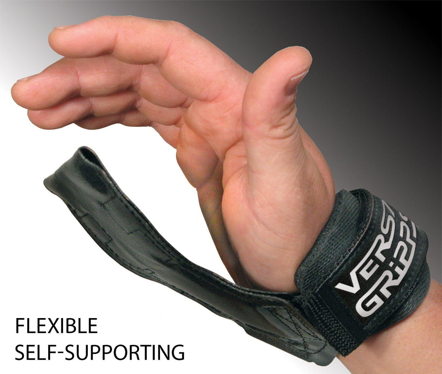 Versa Gripps® Pro, Made in The USA, Wrist Straps for Weightlifting Alternative, The Best Training Accessory, Neon Orange/Black, XS