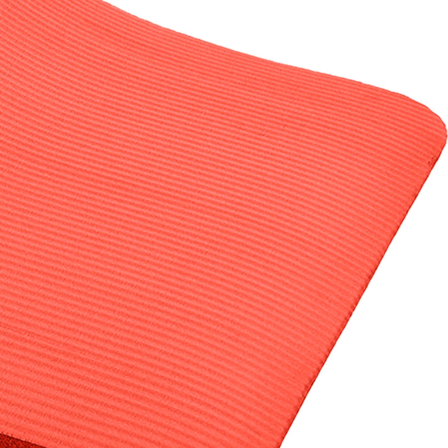 BalanceFrom All-Purpose 1-Inch Extra Thick High Density Anti-Tear Exercise Yoga Mat with Carrying Strap (Red)