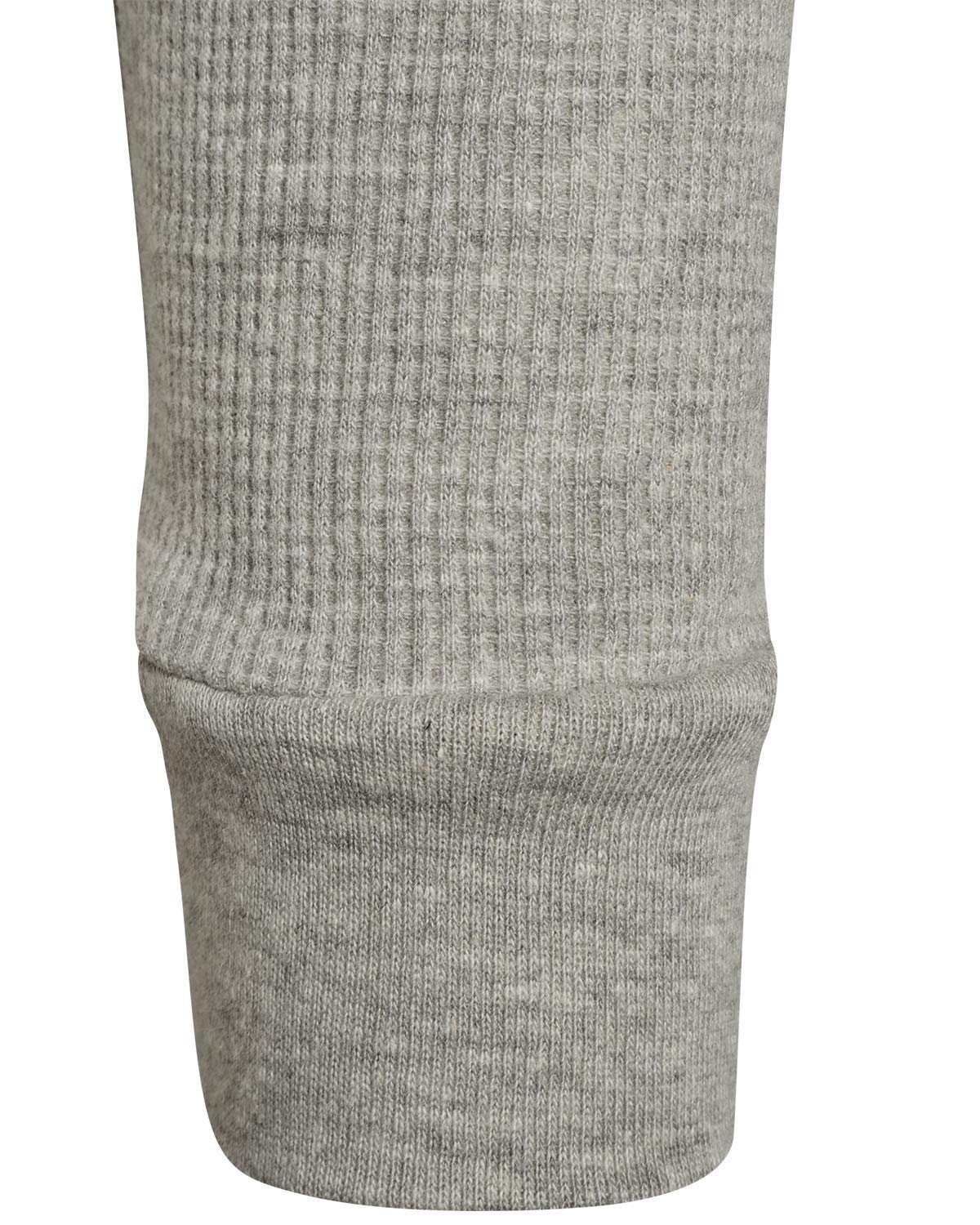 Arctic Hero Boys' Thermal Underwear - 4 Piece Waffle Knit Top and Long John Set (Size: 2-18), Size 8-10, Grey/Royal
