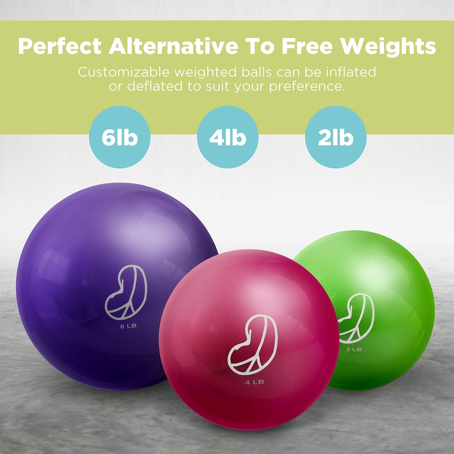 Bean Products Soft Weighted Balls - 4lbs Hibiscus