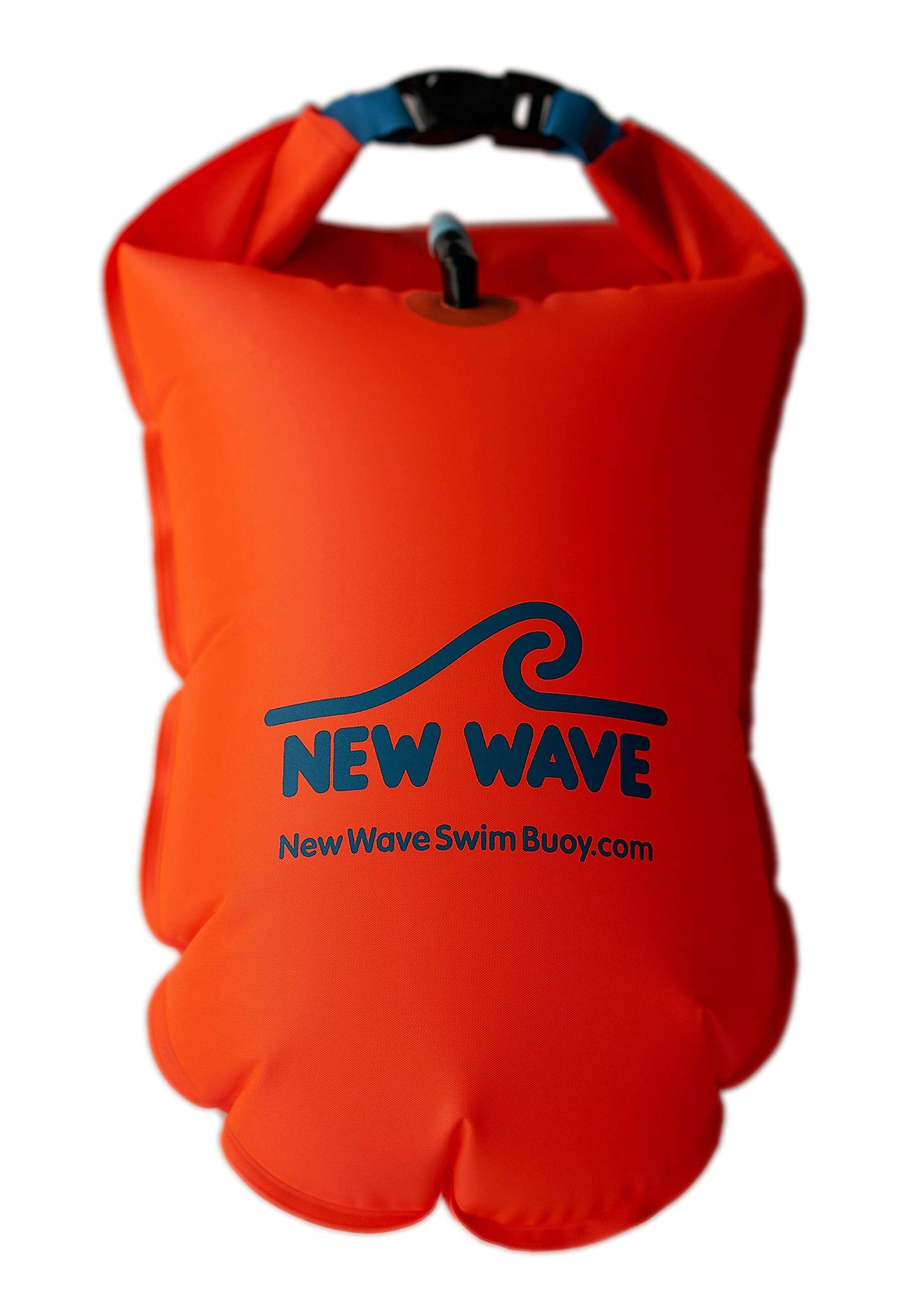 New Wave Swim Buoy for Open Water Swimmers and Triathletes - Light and Visible Float for Safe Training and Racing (20L)