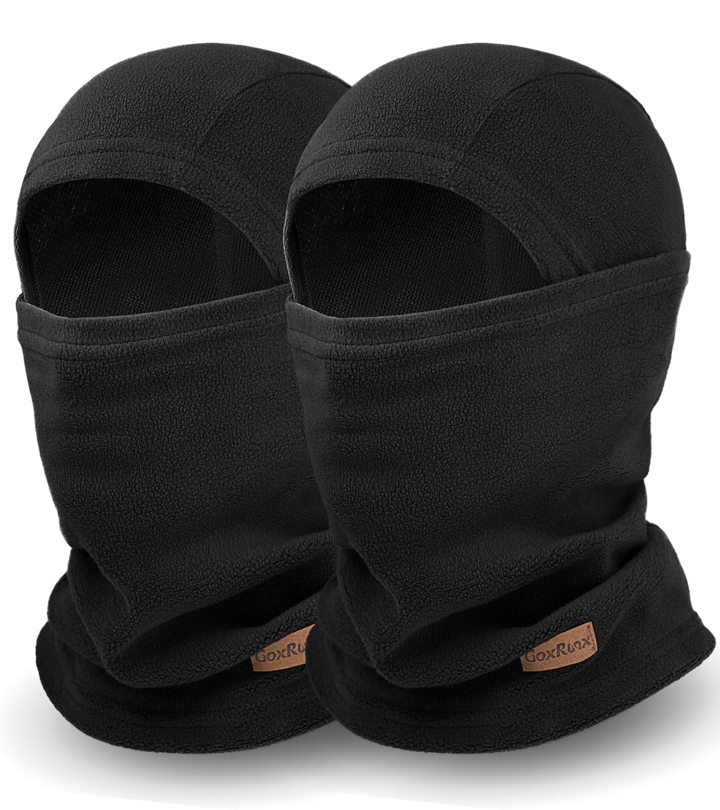 Winter Balaclava Ski Face Mask for Cold Weather (US, Alpha, One Size, Black,Black)