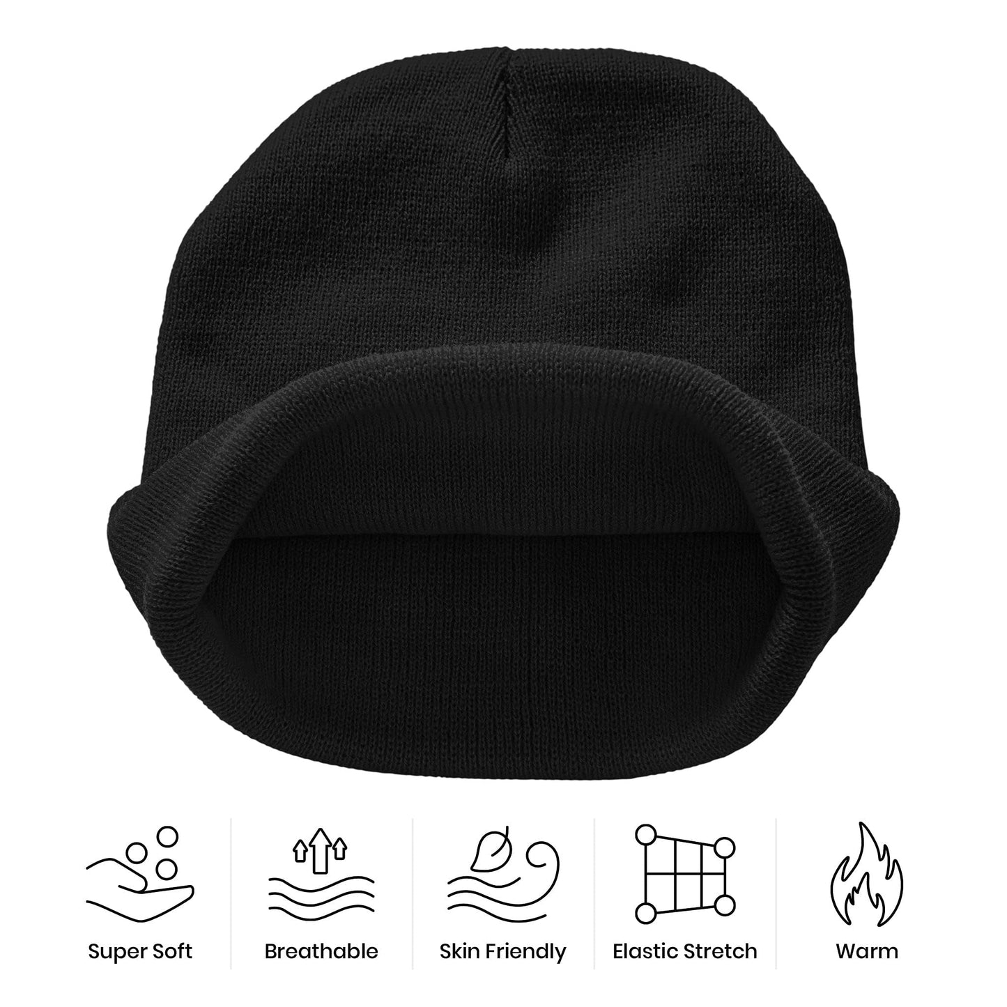 Y'all Need Jesus Embroidery Beanie for Men & Women, Faith Multi-Season Stretch Skull Knit Hats, Winter Warm Beanie