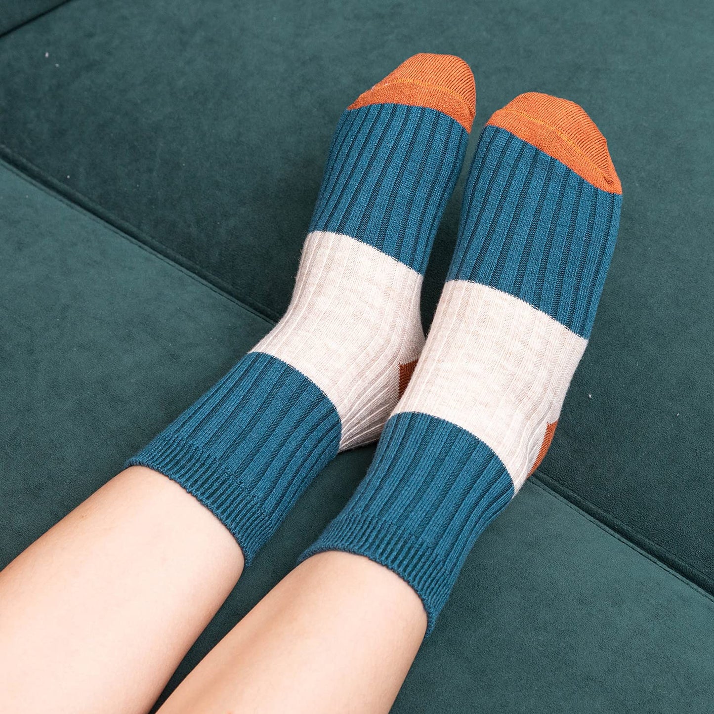 Big Boys Wool Socks Kids Warm Socks Winter Thermal Crew Socks 6 Pack 8-10 Years
