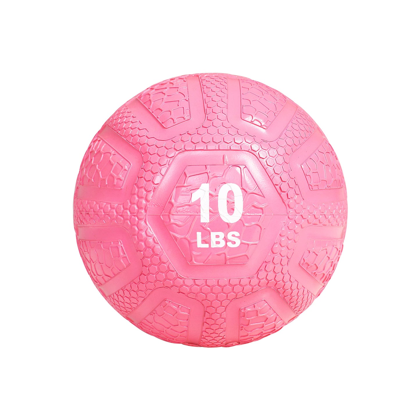 PRISP Weighted Rubber Medicine Ball - Weight Ball for Strength Exercises and Fitness Workouts, 10 lbs