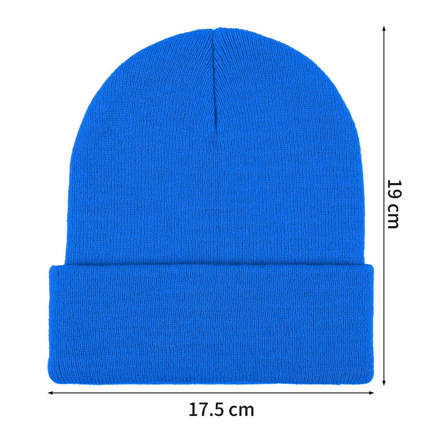 Cooraby 6 Pack Kids Winter Beanies Acrylic Knit Stretchy Beanies Caps for Boys and Girls