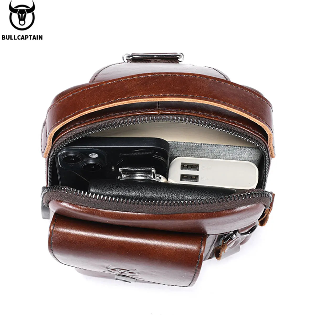 BULLCAPTAIN Anti-Theft Sling Chest Bag