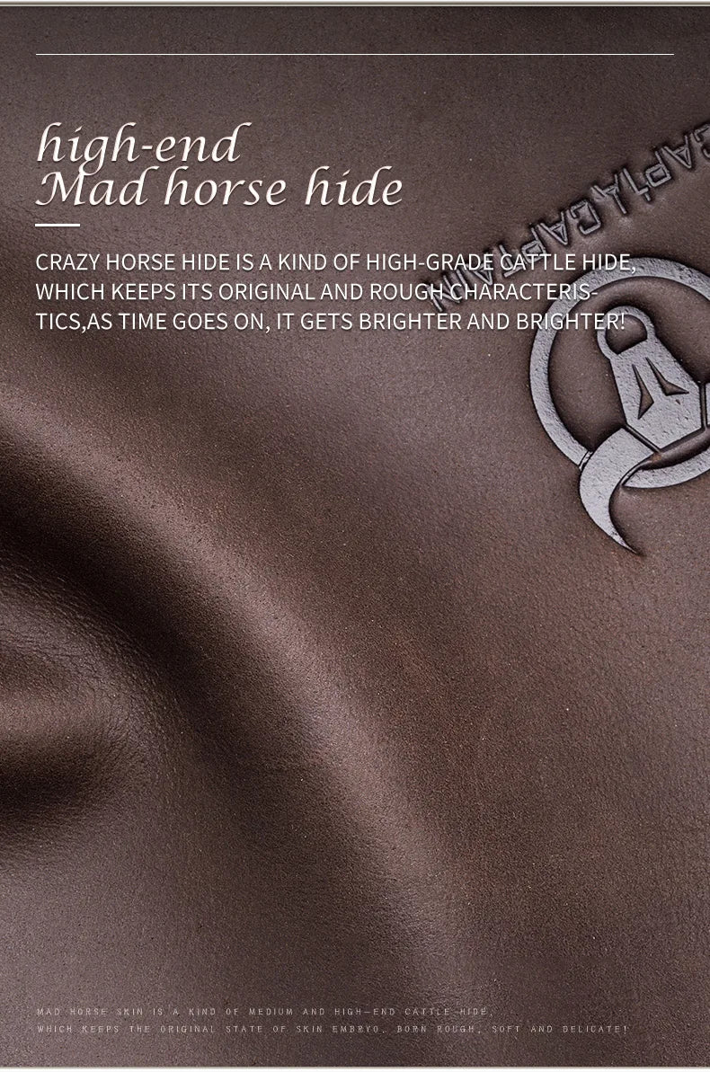 Men's Multifunctional Leather Messenger Bag