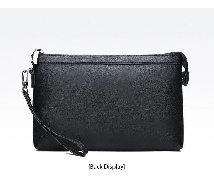PU Leather Business Clutch Wallet