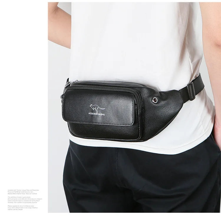 Luxury Brand Leather Waist Bag