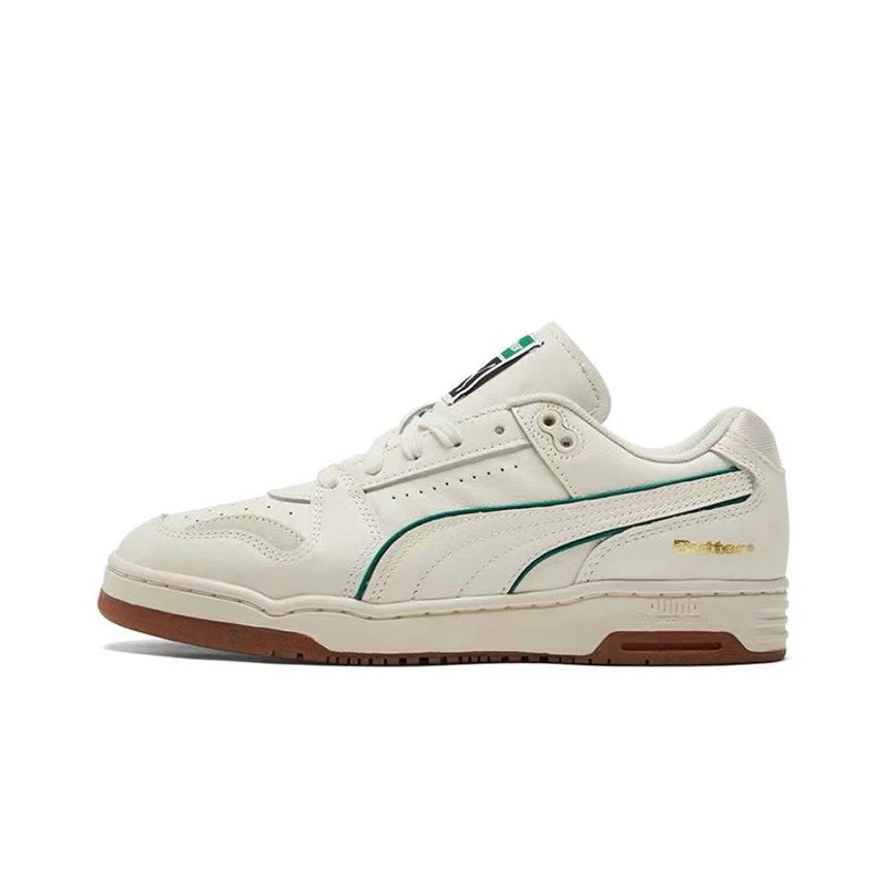 Puma Slipstream Lo Lightweight White & Green Shoes