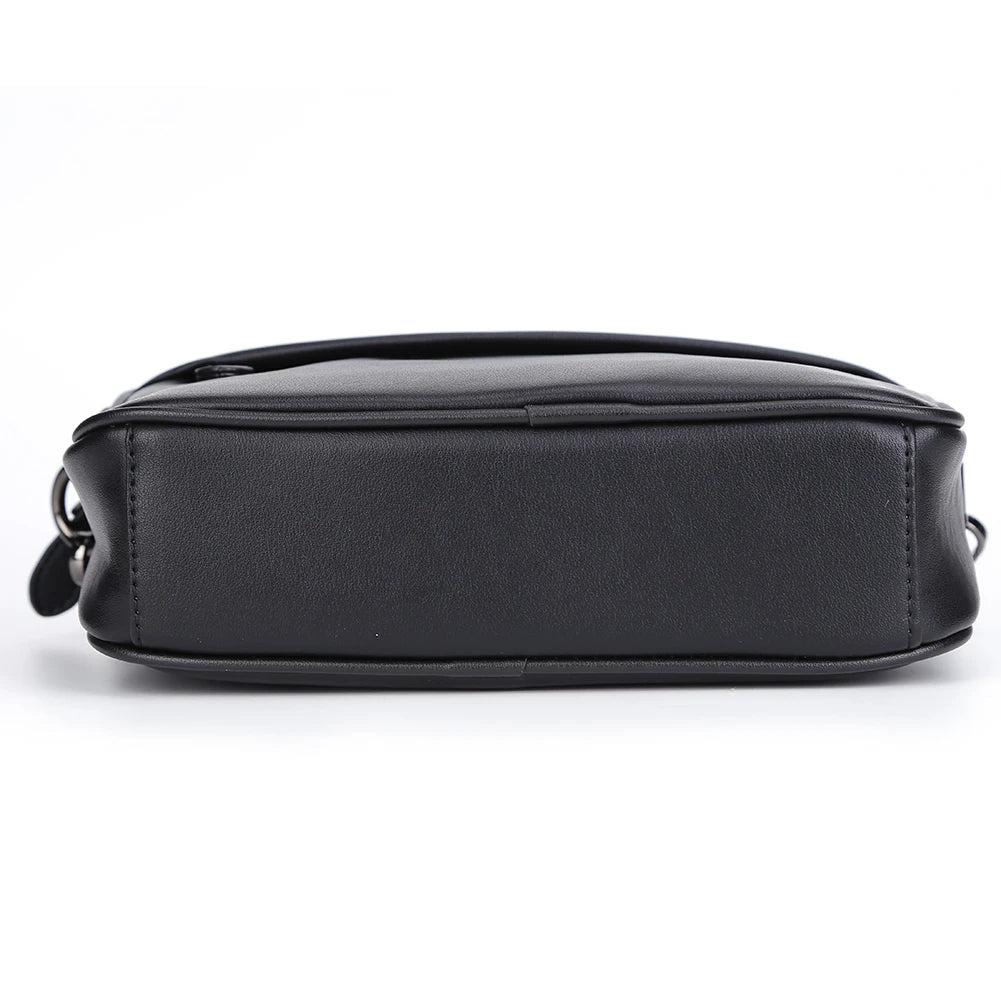 PU Leather Square Plaid Crossbody Bag