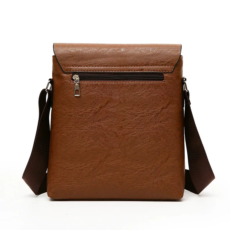 Luxury Brand Vintage PU Leather Messenger Bag