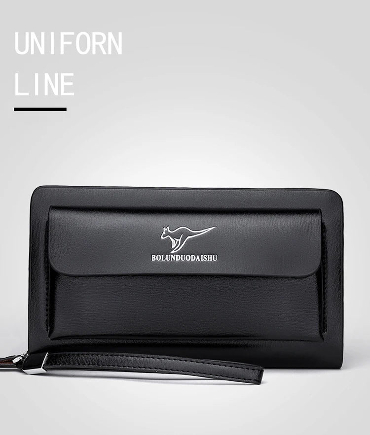 KANGAROO Brand Leather Clutch Wallet
