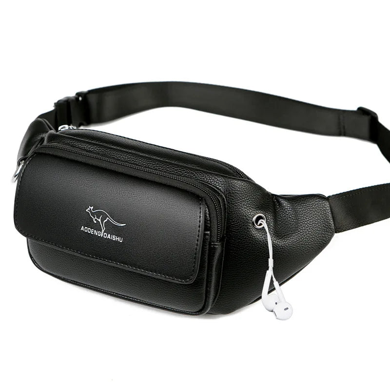 Luxury Brand Leather Waist Bag