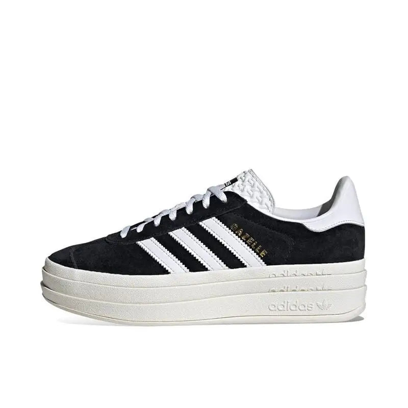 Adidas Gazelle Bold White Skateboarding Shoes