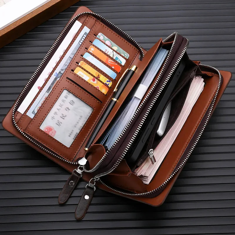 KANGAROO Brand Leather Clutch Wallet