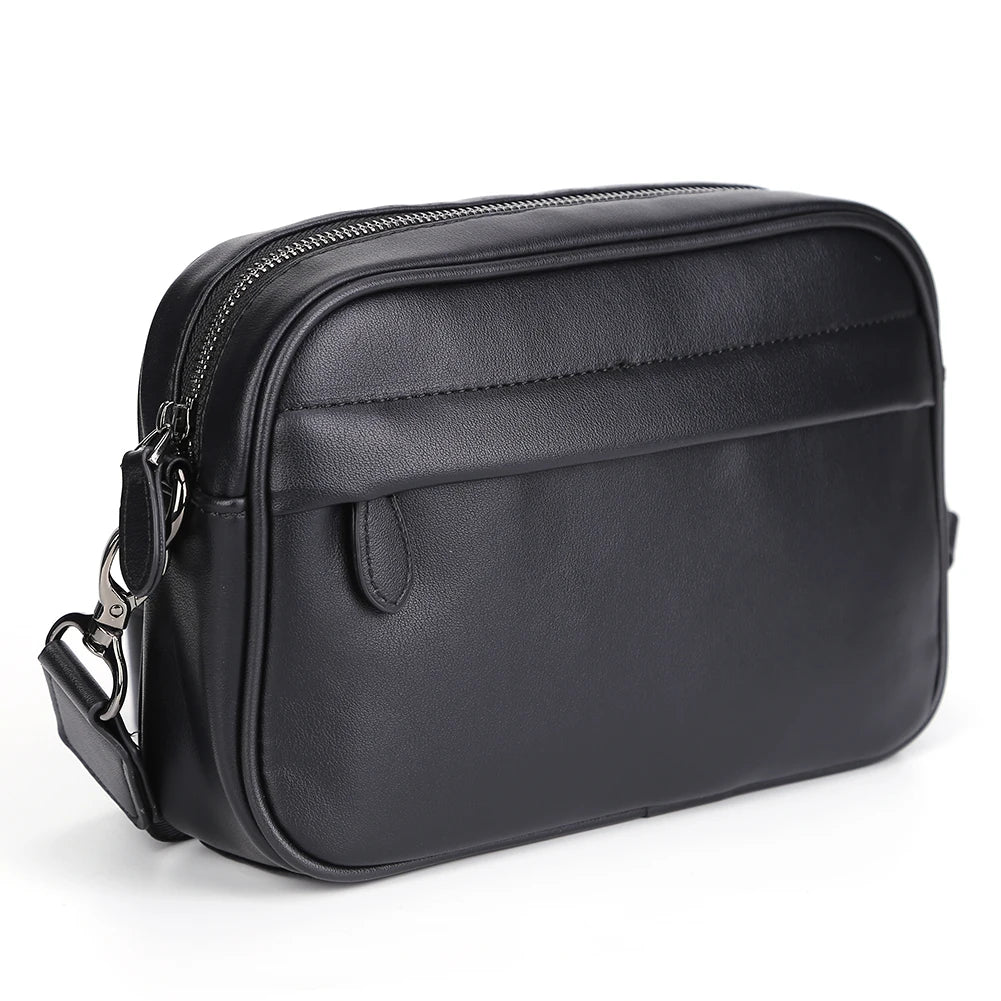 PU Leather Square Plaid Crossbody Bag
