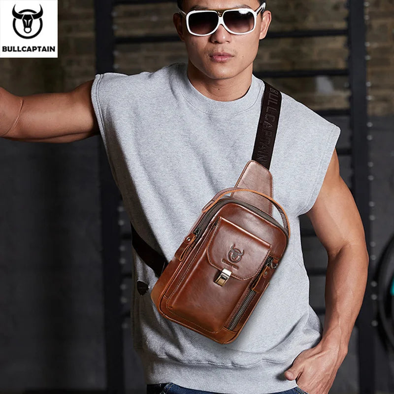 BULLCAPTAIN Anti-Theft Sling Chest Bag
