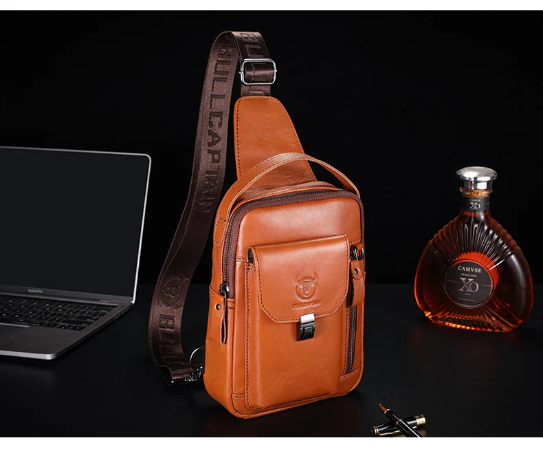 BULLCAPTAIN Anti-Theft Sling Chest Bag