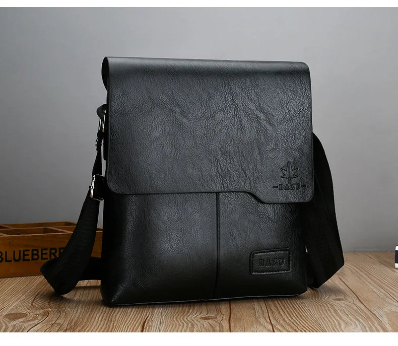 Luxury Brand Vintage Leather Messenger Bag