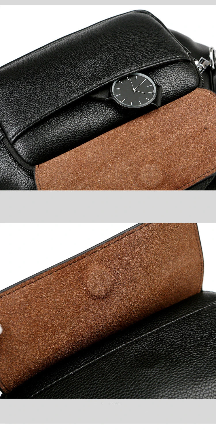 Luxury Brand Leather Waist Bag