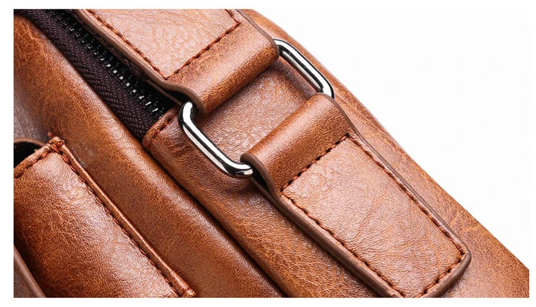 Men's PU Leather Crossbody Bag