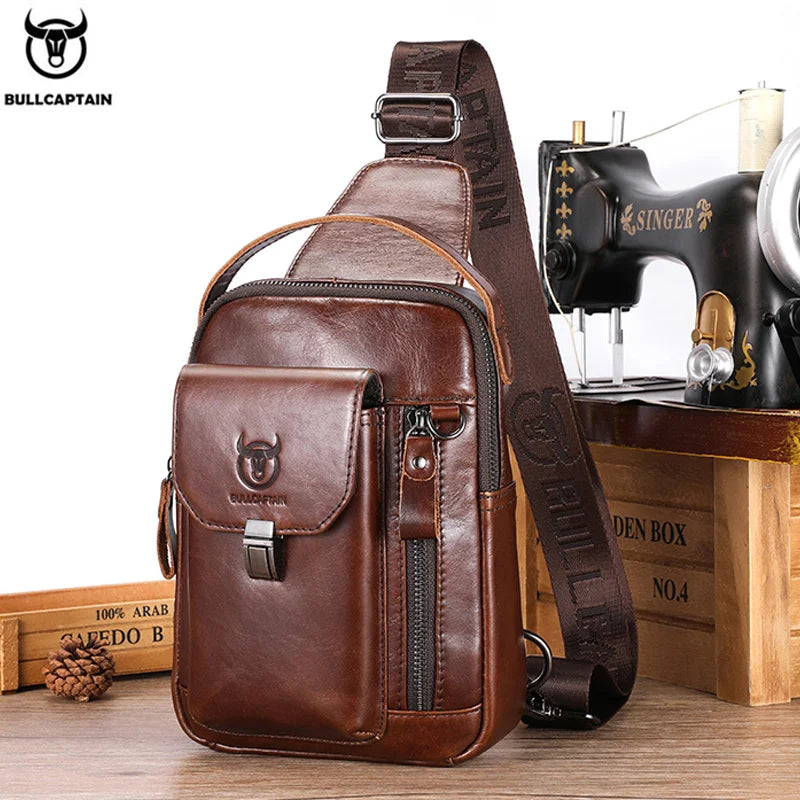 BULLCAPTAIN Anti-Theft Sling Chest Bag