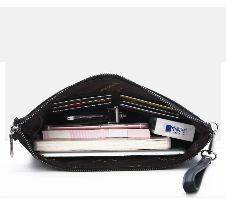 PU Leather Business Clutch Wallet