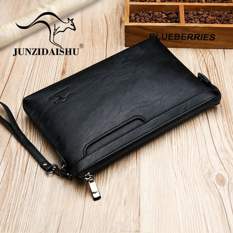 PU Leather Business Clutch Wallet